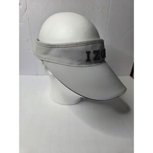 IZOD Golf Mens Womens Light Gray Sun Visor Adjustable Hat One Size Fits All